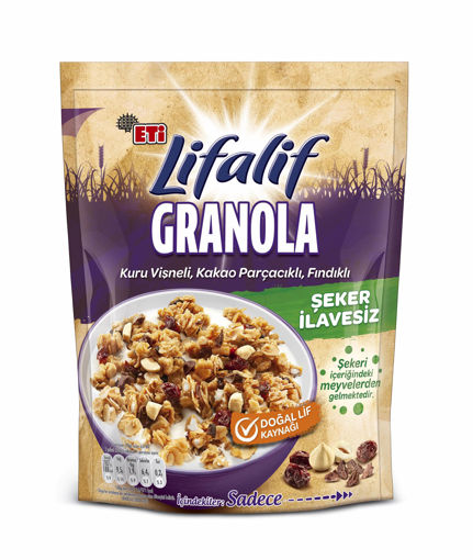 Eti Lifalif Granola Kuru Vişneli  Kakao Parçacıklı  Fındıklı 200 Gr nin resmi