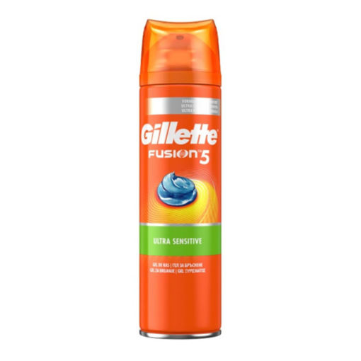 Gillette Fusion 5X Sensitive Badem Yağlı Tıraş Jeli 200 Ml nin resmi