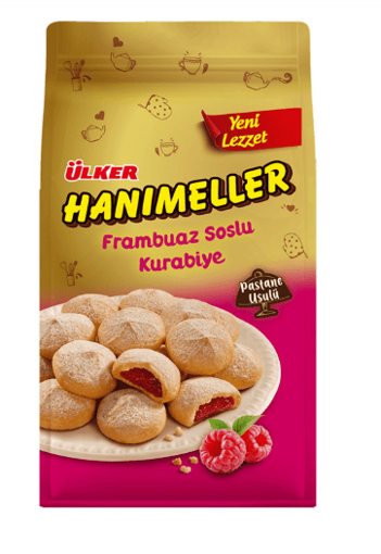 Ülker Hanımeller Frambuaz Soslu Kurabiye 150 Gr nin resmi