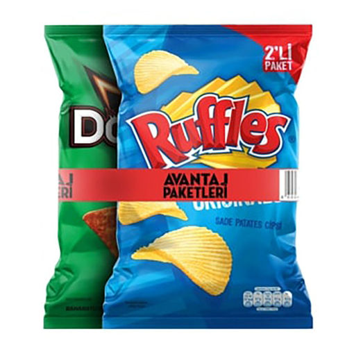 Lay's Ruffles Doritos İkili Paket 149 Gr nin resmi