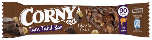 Corny Çikolata&Fındıklı Tam Tahıl Bar 20 Gr nin resmi