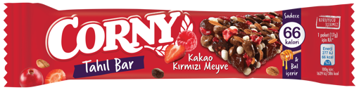 Corny Kırmızı Meyveli Tam Tahıl Bar 17 Gr nin resmi