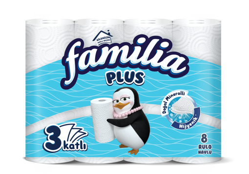 Familia Plus Kağıt Havlu 8'li nin resmi