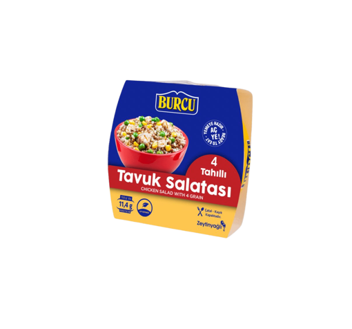 Burcu Tahıllı Tavuk Salatası 150 Gr nin resmi