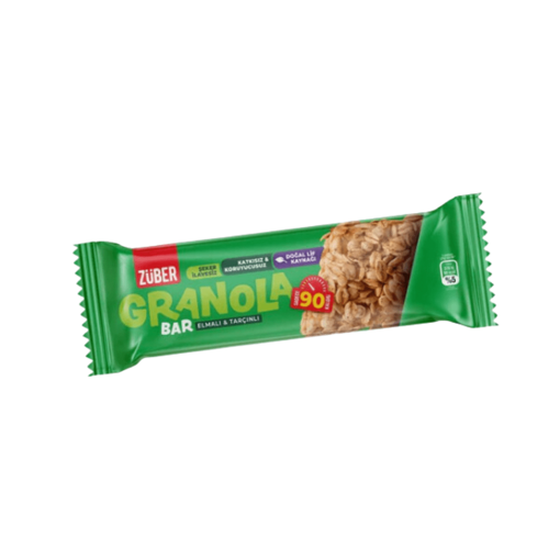 Züber-Granola Bar Elmalı Tarçınlı 25g nin resmi