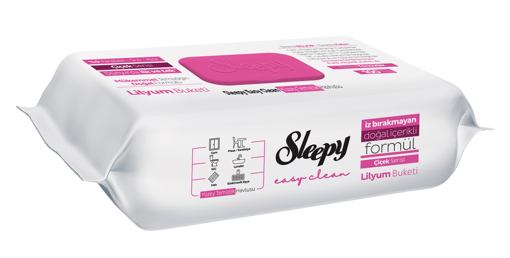 Sleepy Easy Clean Yüzey Temizlik Havlusu Lilyum Buketi 100 Adet nin resmi