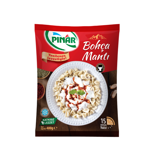 Pınar Bohça Mantı 400 Gr nin resmi