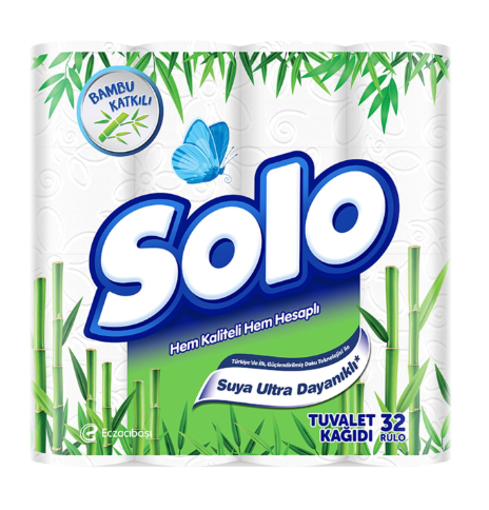 Solo Bambu Beyaz Tuvalet Kağıdı 32'li nin resmi