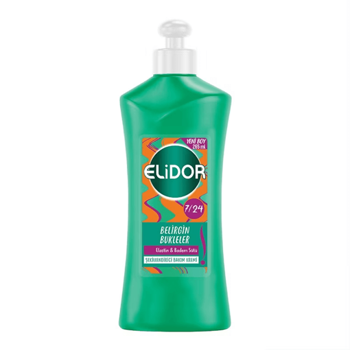 Elidor 7/24 Şekillendirici Saç Bakım Kremi Belirgin Bukleler 265 ml nin resmi