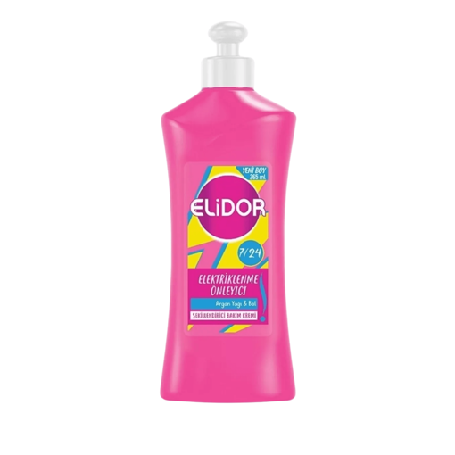 Elidor 7/24 Şekillendirici Saç Bakım Kremi Elektriklenme Önleyici Argan Yağı & Bal 265 Ml nin resmi