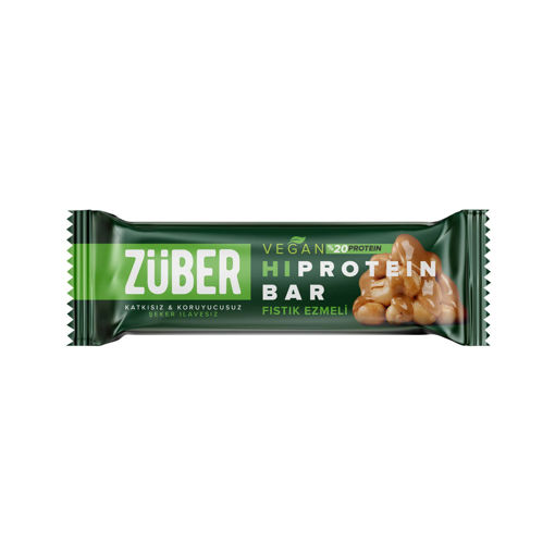 Züber Vegan Hi-Protein Bar 45 Gr nin resmi