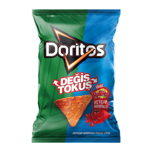 Doritos Değiş Tokuş Ketçaplı Parti Boy 180 Gr nin resmi