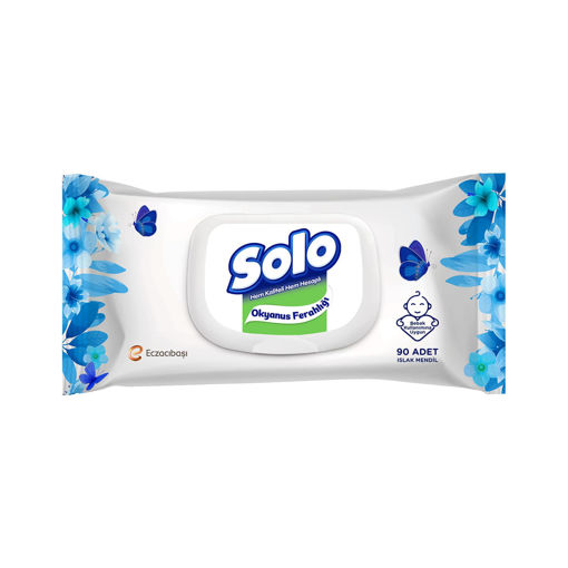 Solo Okyanus Ferahlığı Islak Havlu 90'lı nin resmi
