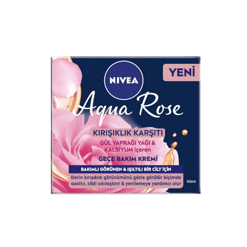 Nivea Aqua Rose Kırışıklık Karşıtı Gece Kremi 50 Ml nin resmi