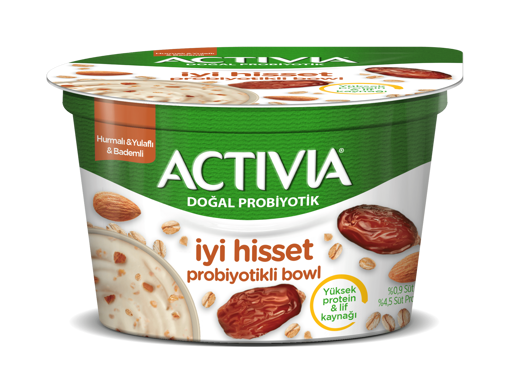 Activia Hurma Badem Ve Yulaf Aromalı  Probiyotik Bowl 150 Gr nin resmi