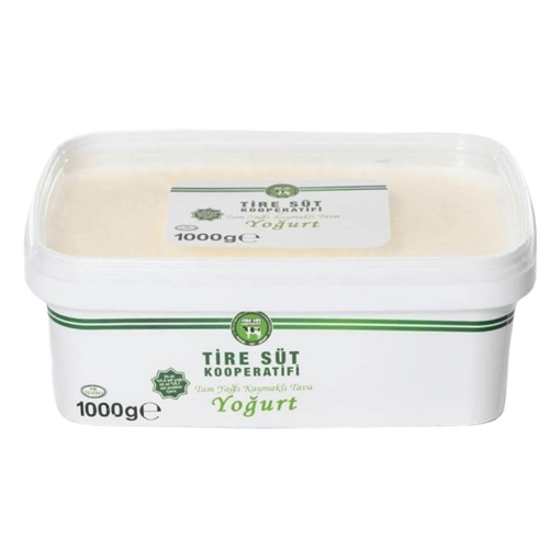 Tiresüt Tam Yağlı Kaymaklı Tava Yoğurdu 1000 Gr nin resmi