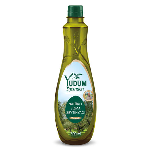 Yudum Egemden Yumuşak Lezzet Sızma Zeytinyağı 0,5 Lt nin resmi