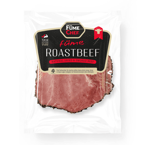 Çapanoğlu Fümechef Karabiberli Dana Rosatbeef 100 Gr nin resmi