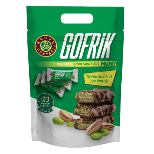 Kahve Dünyası Antep Fıstıklı Mini Gofrik Poşet 250 Gr nin resmi