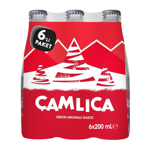 Çamlıca Sade Gazoz 6 x 20O Ml nin resmi