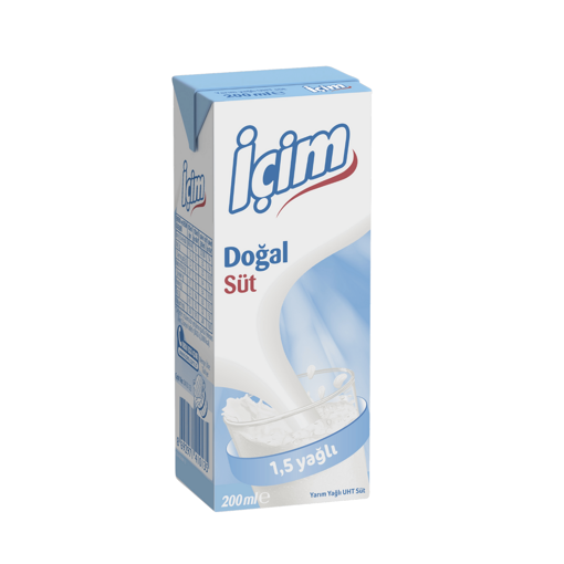 İçim Yarım Yağlı Süt 200 Ml nin resmi