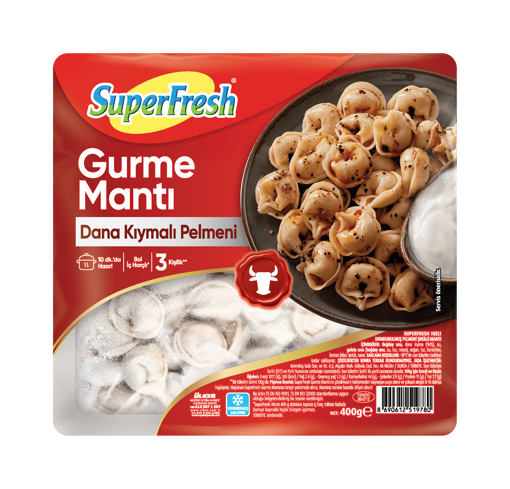 Superfresh Kıymalı Pelmeni Mantı 400 Gr nin resmi