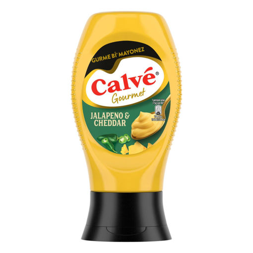 Calve Cheddar Jalapeno Gurme Mayonez 240 Gr nin resmi