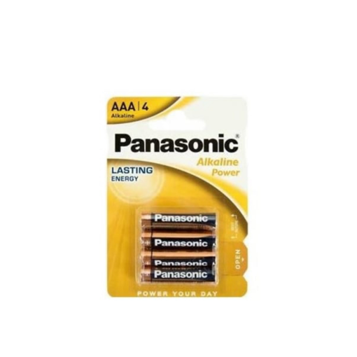 Panasonic İnce Kalem Alkalin Pil AAAA 4'lü nin resmi