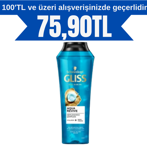 Gliss Aqua Revive Şampuan 400 ML nin resmi