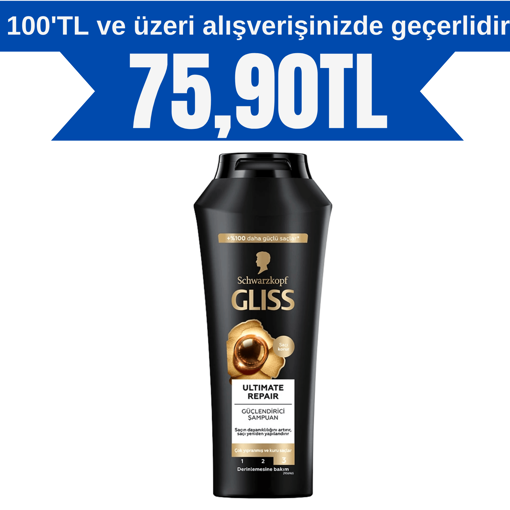 Gliss Ultimate Repair Şampuan 400 Ml nin resmi