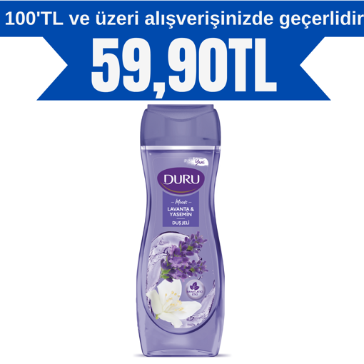 Duru Moods Lavanta ve Yasemin Özlü Duş Jeli 450 Ml nin resmi