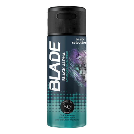 Blade Star Black Alpha Deodorant 150 Ml nin resmi