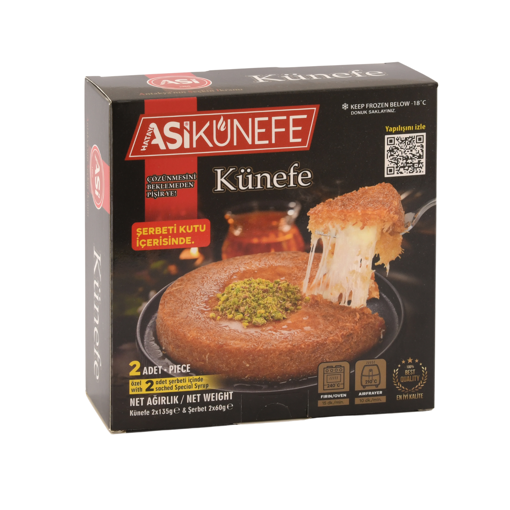 Asi Künefe Şerbetli Künefe 2'li Kutulu 270 Gr nin resmi