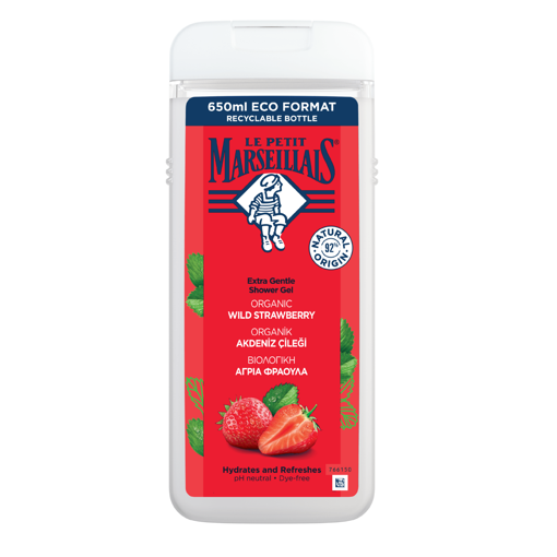 Le Petit Marseillais Lpm Akdeniz Çileği Duş Jeli 650 ml nin resmi