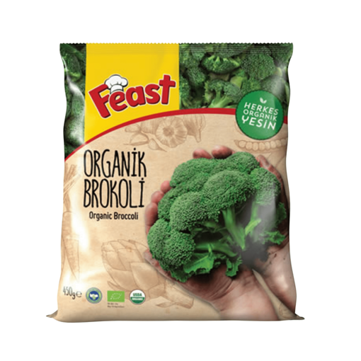 Feast Dondurulmuş Organik Brokoli 12x450 Gr nin resmi