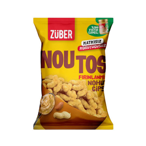 Züber Noutos Fırınlanmış Nohut Cipsi 55 Gr nin resmi