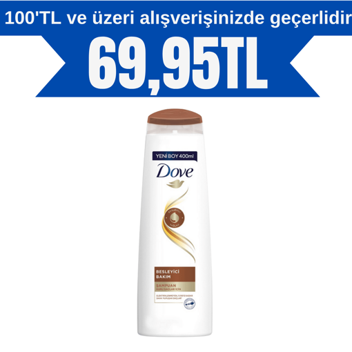 Dove Besleyici Bakım Şampuanı 400 Ml nin resmi