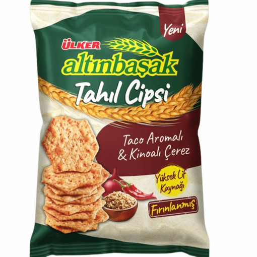 Altınbaşak Taco&Kinoa Tahıl Cipsi 50 Gr nin resmi