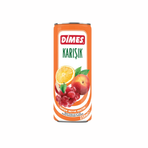 Dimes Karışık Nektarı Meyve Suyu 0.25L nin resmi
