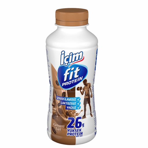 İçim Fit Yüksek Proteinli Kahveli Süt 400 Ml nin resmi