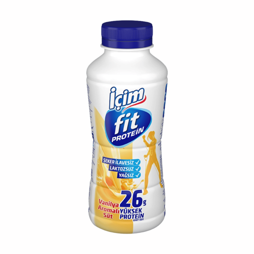 İçim Fit Yüksek Proteinli Vanilyalı Süt 400 Ml nin resmi