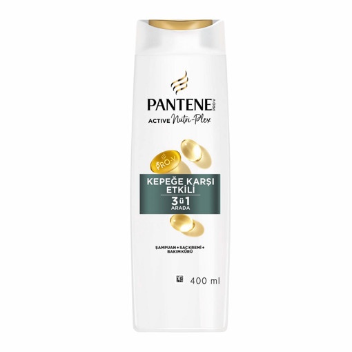 Pantene Kepeğe Karşı Etkili Üçü Bir Arada Şampuan 400 Ml nin resmi