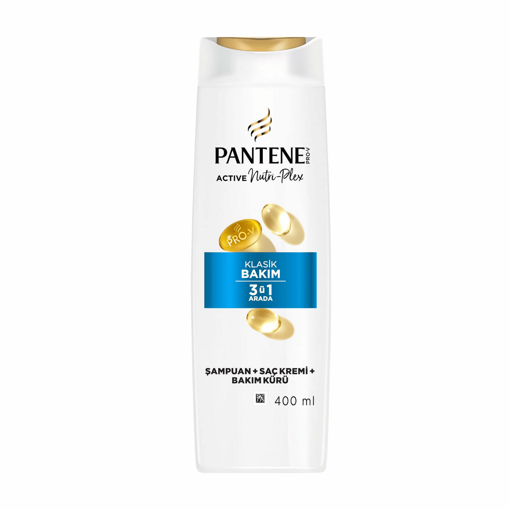 Pantene Temel Bakım Üçü Bir Arada Şampuan 400 Ml nin resmi