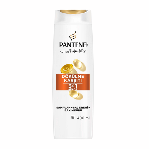 Pantene Dökülme Karşıtı Üçü Bir Arada Şampuan 400 Ml nin resmi