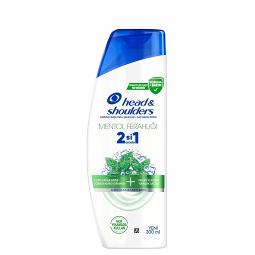 Head&Shoulder Mentol Ferahlığı İkisi Bir Arada Şampuan 300 Ml nin resmi