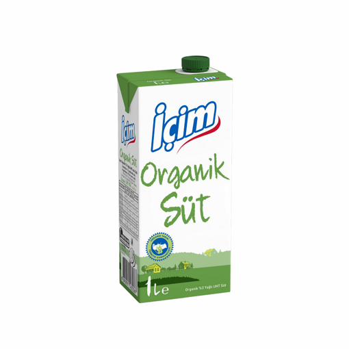 İçim Organik Süt 1 Lt nin resmi