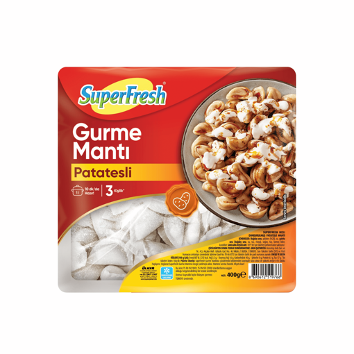SuperFresh Gurme Patatesli Mantı 400 Gr nin resmi