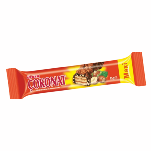 Çokonat Sütlü Maxi Gofret 45 Gr nin resmi