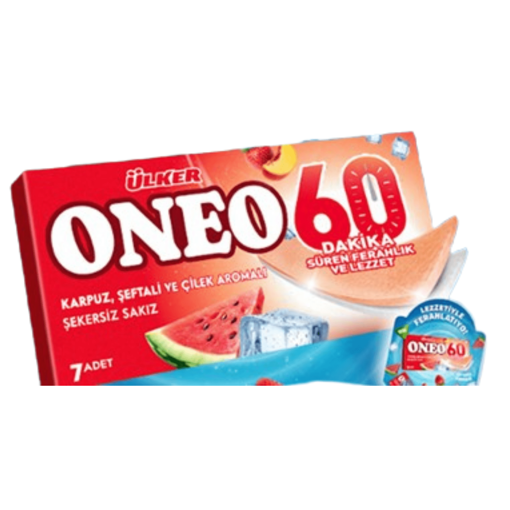 Oneo Slims 60 Dk Meyve Aromalı Sakız 14 Gr nin resmi