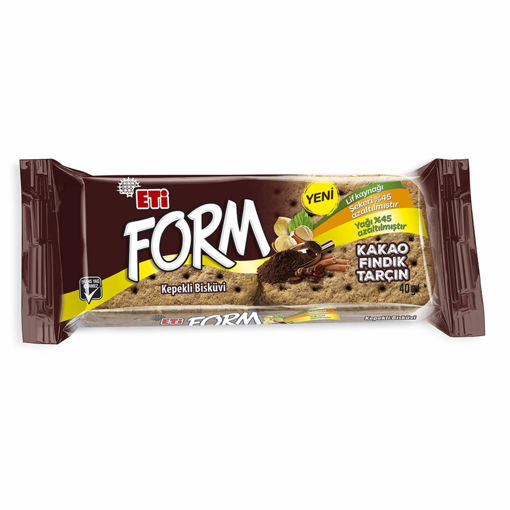 Eti Form Kakaolu Fındıklı Kepekli Bisküvi 40 G nin resmi